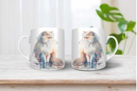 perzsa macska mintás bögre 6