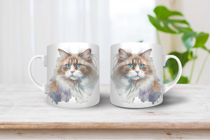 Ragdoll macska mintás bögre ragdoll macska mintás bögre 2