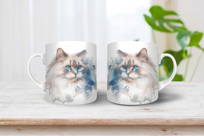 Ragdoll macska mintás bögre ragdoll macska mintás bögre 2
