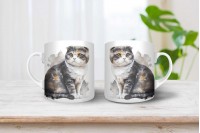 Skót lógófülü macska mintás bögre skót lógófülü macska mintás bögre 5