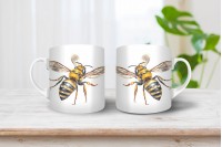 darázs mintás bögre 9