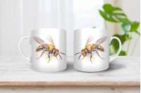 darázs mintás bögre 10