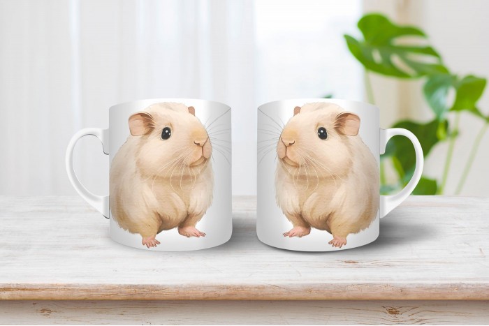 tengerimalac mintás bögre 2