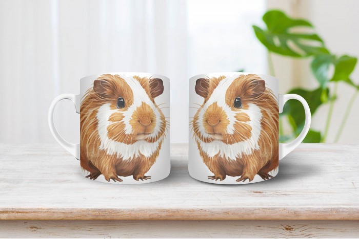 tengerimalac mintás bögre 2