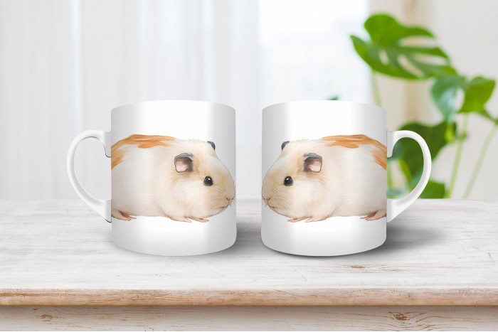 tengerimalac mintás bögre 2