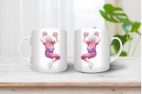 vagány nagymama mintás bögre 9