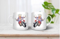 vagány nagymama mintás bögre 4