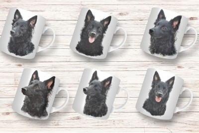 Fekete mudi bögrék