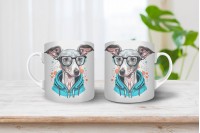 schnauzer mintás párna 11