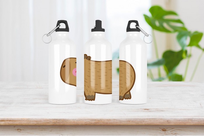 capybara kulacs karabinerrel - aluminium 2