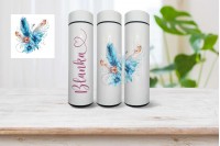 okos termo kulacs - névvel, boho mintával 23