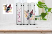 okos termo kulacs - névvel, boho mintával 21