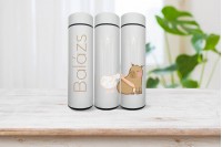 capybara mintás okos termo kulacs névvel 3
