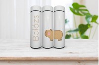 capybara mintás okos termo kulacs névvel 6