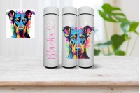 okos termo kulacs - névvel, boho mintával 18