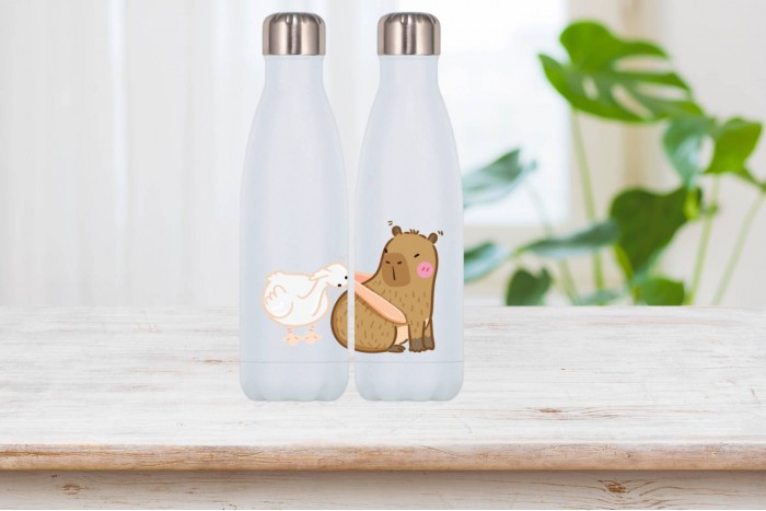 capybara mintás hőtartó palack - 750 ml űrtartalommal 2