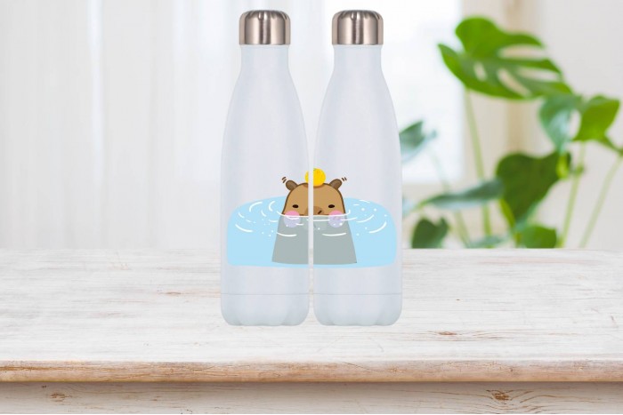 capybara mintás hőtartó palack - 750 ml űrtartalommal 2