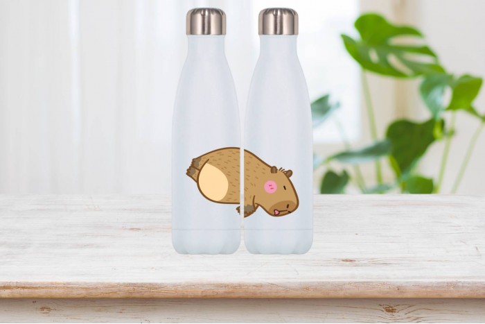 capybara mintás hőtartó palack - 750 ml űrtartalommal 2