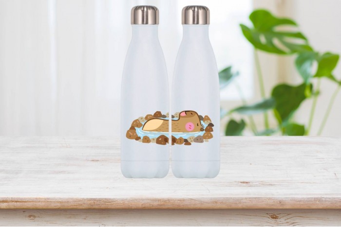 capybara mintás hőtartó palack - 750 ml űrtartalommal 2