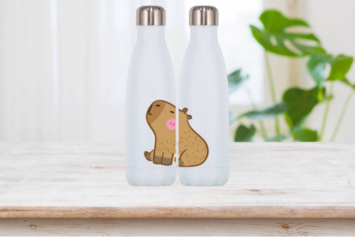 capybara mintás hőtartó palack - 750 ml űrtartalommal 2