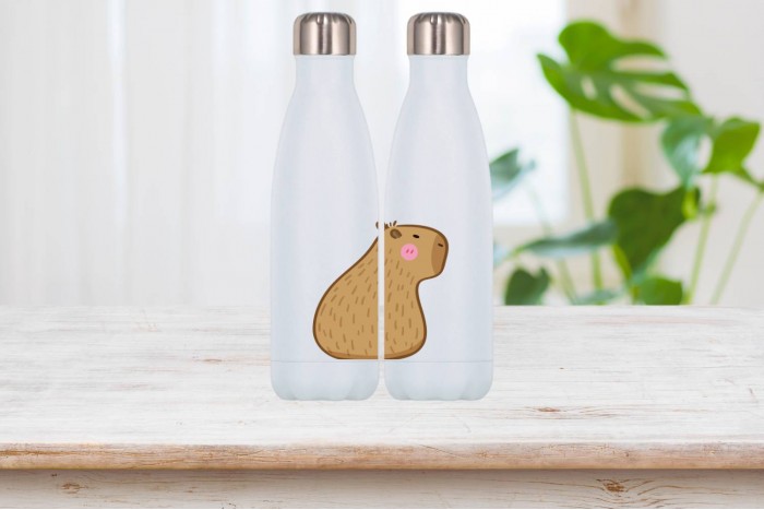 capybara mintás hőtartó palack - 750 ml űrtartalommal 2