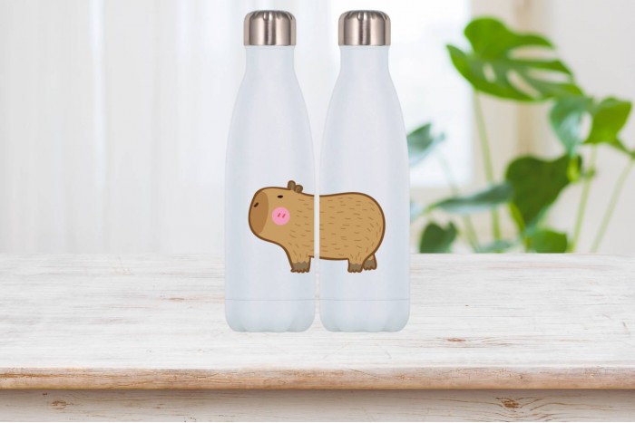 capybara mintás hőtartó palack - 750 ml űrtartalommal 2