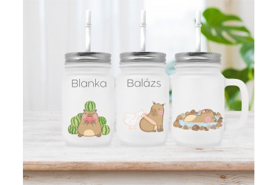 Capybara limonádés poharak