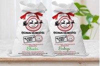 egyedi, névre szóló mikulás zsák 11