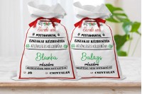 egyedi, névre szóló mikulás zsák 13