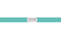 egyedi nyakörv névvel – türkiz boho mintával, állítható (32–58 cm) 24