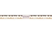 egyedi nyakörv geometrikus hegyek mintával - állítható 3