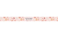 karácsonyi édesség mintás nyakörv - állítható - névvel, telefonszámmal 3