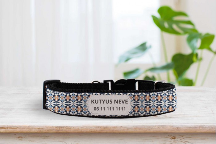egyedi nyakörv marokkói mintával - állítható 2