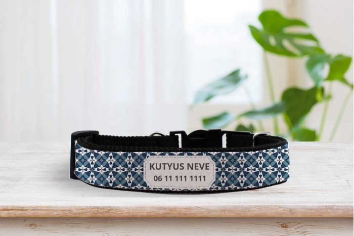 egyedi nyakörv marokkói mintával - állítható 2