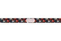 egyedi pipacsos nyakörv - állítható - névvel, telefonszámmal 3