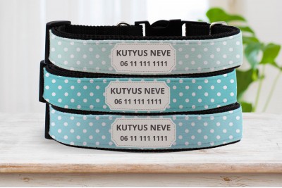 Pöttyös nyakörvek 24 pasztell színben