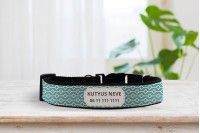 retro mintás nyakörv - állítható 10