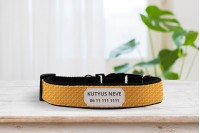 retro mintás nyakörv - állítható 15