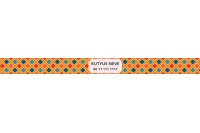 retro mintás nyakörv - állítható 3