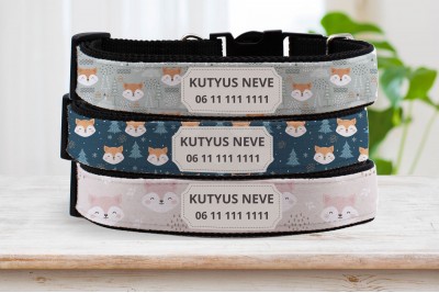 Róka mintás nyakörvek