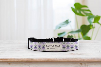 Egyedi nyakörv skandináv mintával - állítható