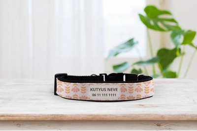 Egyedi nyakörv skandináv mintával - állítható