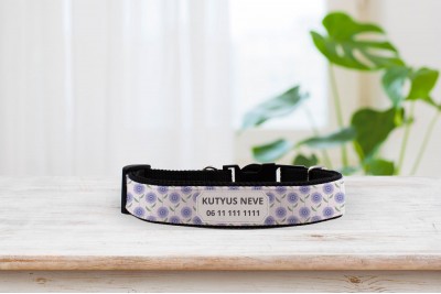 Egyedi nyakörv skandináv mintával - állítható