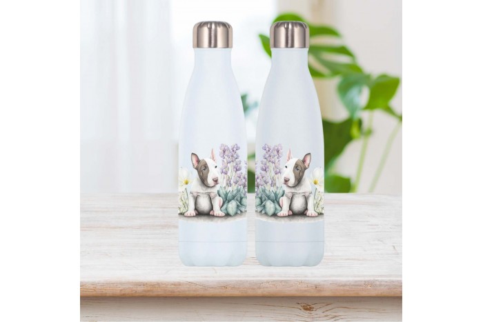 bullterrier kölyök mintás vizespalack 2