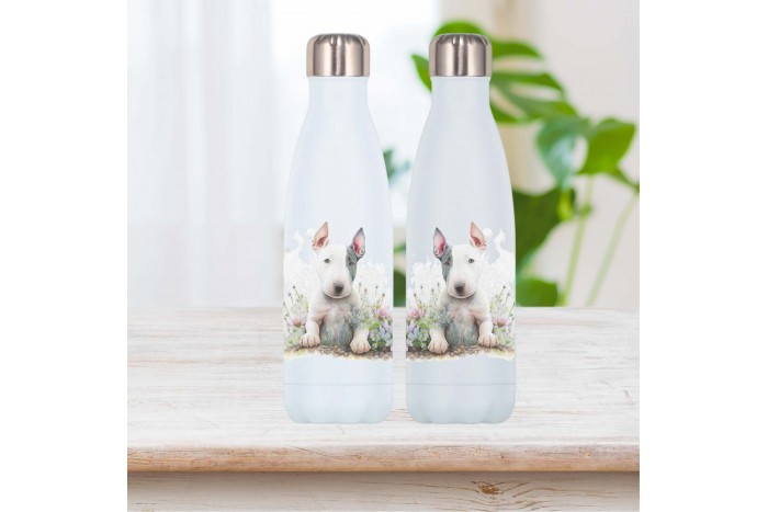 bullterrier kölyök mintás vizespalack 2