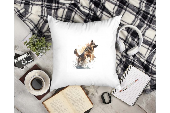 németjuhász mintás párna 2