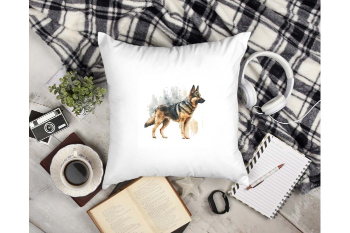 németjuhász mintás párna 2