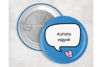 Autista vagyok kitűző