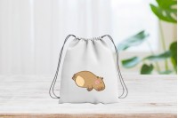 capybara mintás zsinóros tornazsák 8