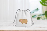 capybara mintás zsinóros tornazsák 4